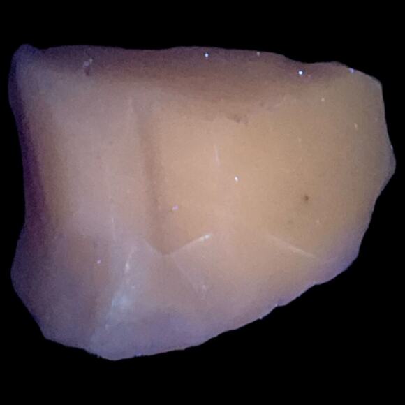 Pink Layered Art Glass Cullet Glowing Manganese Slag Glass #5GX24 - Picture 1 of 7